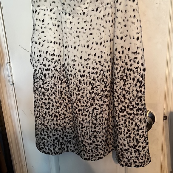 LOFT dress size 8 black & white - Picture 2 of 4